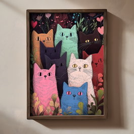 Wallity Pintura Decorativa TUN054-XL Multicolor
